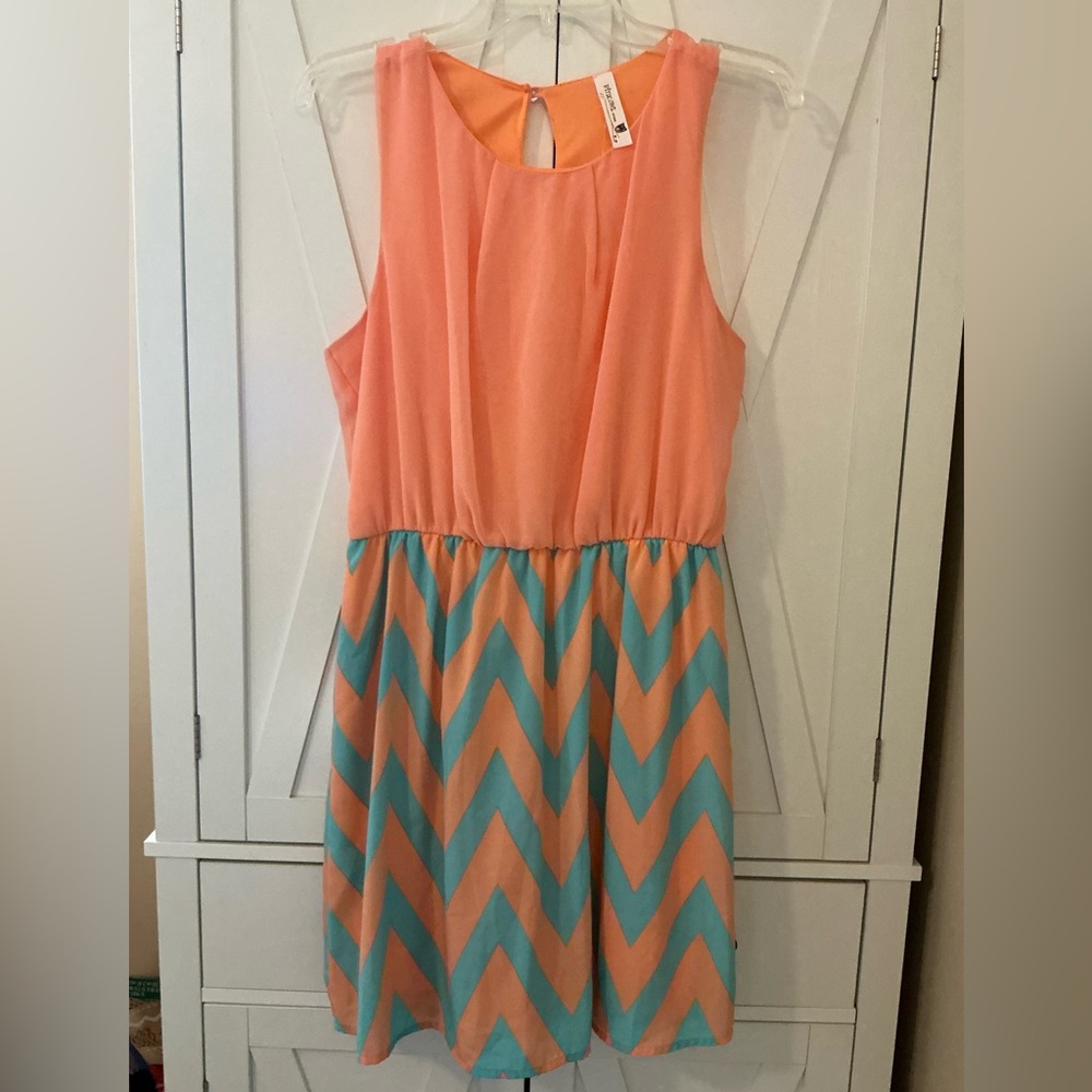 Pink Owl dress - large